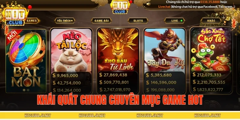 Khái quát chung chuyên mục game hot