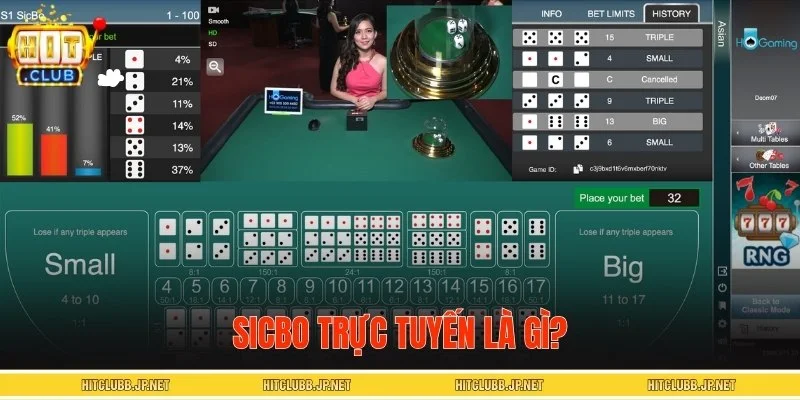 Sicbo trực tuyến là game cá cược quen thuộc có từ lâu đời